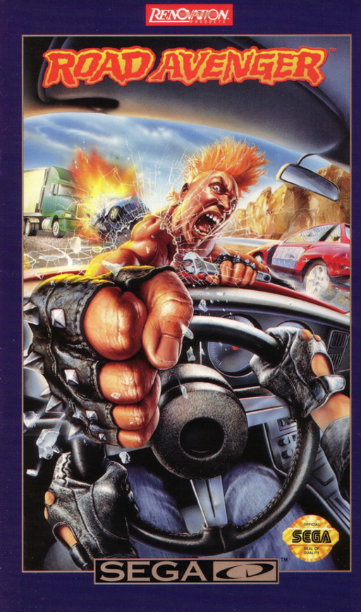 Road Avenger (USA) Sega CD Game Cover